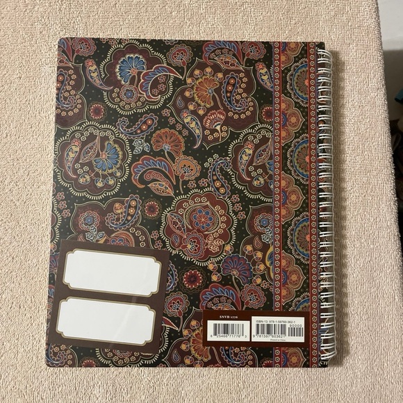 Vera Bradley Kensington Large Notebook with Labels NWT - Picture 2 of 3